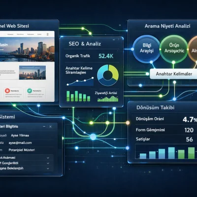 ProCRM Vaka Çalışması: SEO/AEO/GEO Uyumlu Web + CRM Akışı